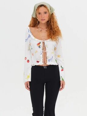 FOR LOVE & LEMONS | carla long sleeve top